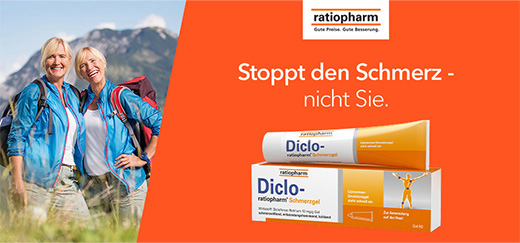 DICLO-RATIOPHARM Skausmo gelis, 50 g