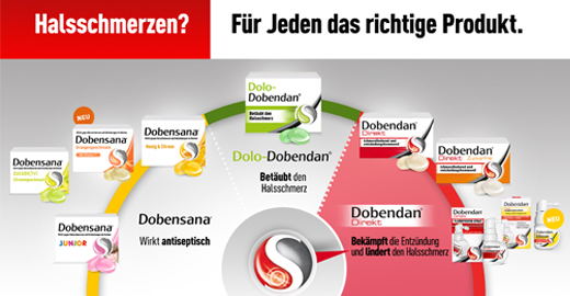 DOBENDAN Tiesiogiai Flurbiprofenas 8,75 mg pastilės, 36 vnt