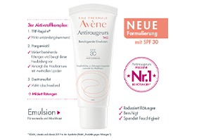 AVENE "Antirougeurs" raminamoji dieninė emulsija SPF 30, 40 ml
