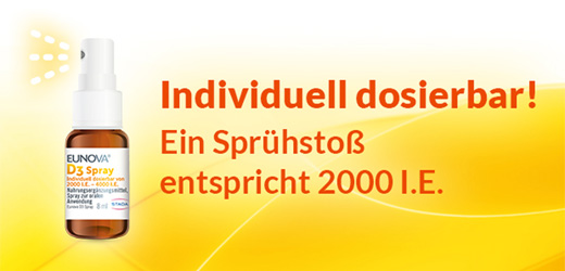 EUNOVA Vitamino D3 purškalas, 8 ml