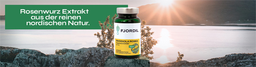 FJORDIL Rhodiola Rosea kapsulės, 90 kapsulių