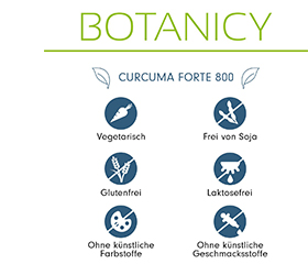 CURCUMA FORTE 800 su NovaSol Curcumin kapsulėmis, 30 vnt