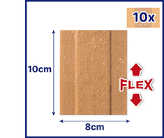 HANSAPLAST Elastinis gipsas 8 cmx1 m, 1 vnt