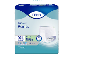 TENA PANTS super XL Vienkartinės kelnės, 12 vnt