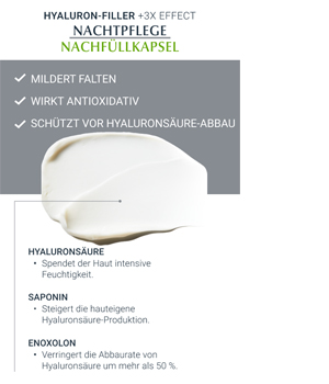 EUCERIN "Anti-Age Hyaluron-Filler" naktinis užpildas, 50 ml
