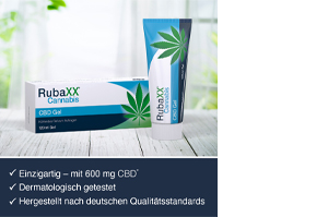 RUBAXX Kanapės CBD Gelis, 120 g