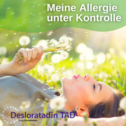 DESLORATADIN TAD 5 mg plėvele dengtos tabletės, 50 vnt