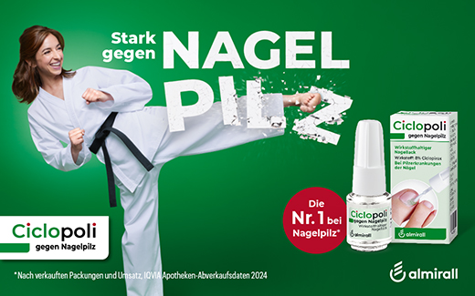 CICLOPOLI nuo nagų grybelio nagų lakas, kurio sudėtyje yra veikliosios medžiagos, 6,6 ml