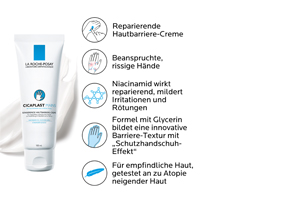 ROCHE-POSAY "Cicaplast" rankų kremas, 100 ml