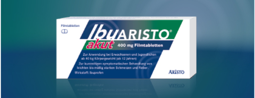 IBUARISTO ūmios 400 mg plėvele dengtos tabletės, 20 vnt