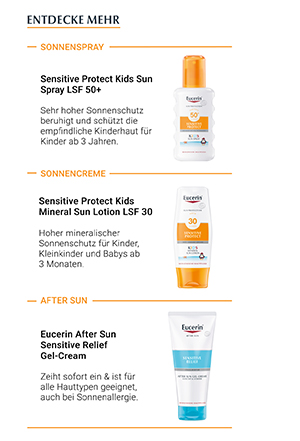EUCERIN Sun Kids gelinis kremas LSF 50+, 200 ml