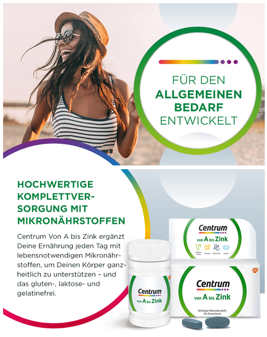 CENTRUM A-cinko tabletės, 30 kapsulių