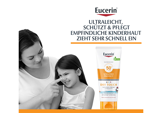 EUCERIN Sun Kids gelinis kremas LSF 50+, 200 ml