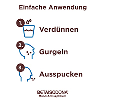 BETAISODONA Burnos antiseptikas, 100 ml