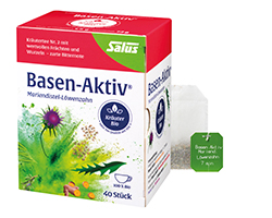 BASEN AKTIV Arbata Nr. 2 Pieninės kiaulpienės Organic Salus, 40 kapsulių