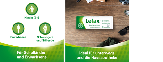 LEFAX Kramtomosios tabletės, 50 vnt