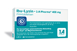 IBU-LYSIN 1A Pharma 400 mg plėvele dengtos tabletės, 50 vnt