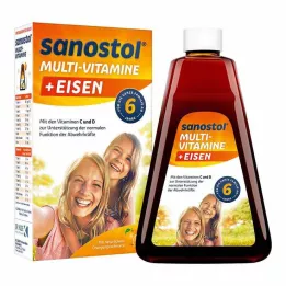 SANOSTOL ir geležies sultys, 230 ml