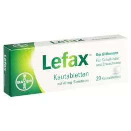 LEFAX Kramtomosios tabletės, 20 vnt