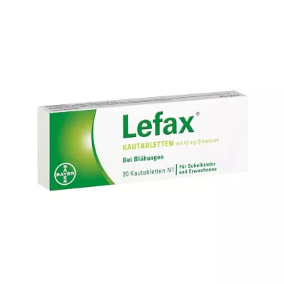 LEFAX Kramtomosios tabletės, 20 vnt