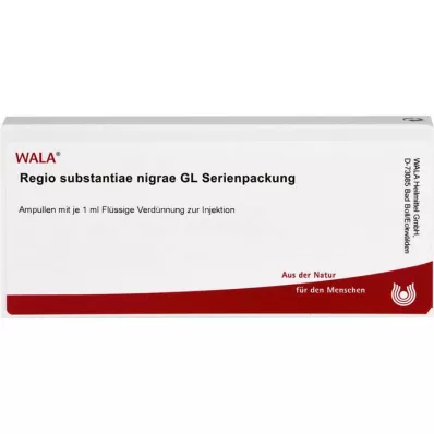 REGIO substantiae nigrae GL Serijinės pakuotės ampulės, 10X1 ml