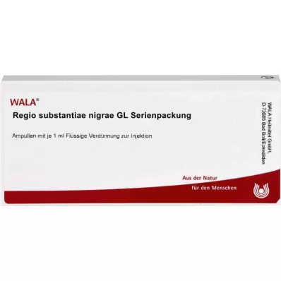 REGIO substantiae nigrae GL Serijinės pakuotės ampulės, 10X1 ml