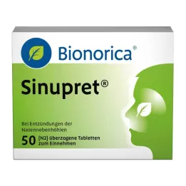 SINUPRET dengtos tabletės, 50 vnt