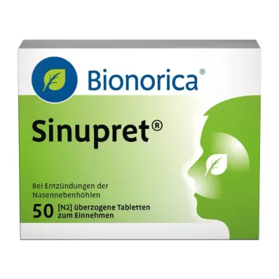 SINUPRET dengtos tabletės, 50 vnt SINUPRET dengtos tabletės, 50 vnt