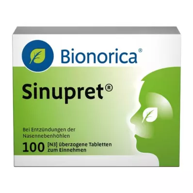 SINUPRET dengtos tabletės, 100 vnt
