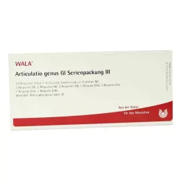 ARTICULATIO gentis GL Serijinė pakuotė 3 ampulės, 10X1 ml