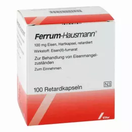 FERRUM HAUSMANN Pailginto atpalaidavimo kapsulės, 100 vnt