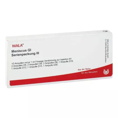 MENISCUS GL Serijinė pakuotė 3 ampulės, 10X1 ml