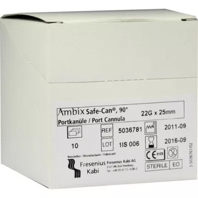 AMBIX Safe-Can Portpunkt.Kan.22 Gx25 mm sulenktas, 10 vnt