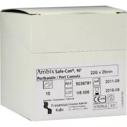 AMBIX Safe-Can Portpunkt.Kan.22 Gx25 mm sulenktas, 10 vnt