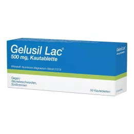 GELUSIL LAC Kramtomosios tabletės, 50 vnt