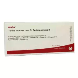 TUNICA gleivinės nosis GL Serijinė pakuotė 3 ampulės, 10X1 ml