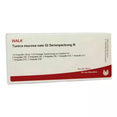 TUNICA gleivinės nosis GL Serijinė pakuotė 3 ampulės, 10X1 ml TUNICA gleivinės nosis GL Serijinė pakuotė 3 ampulės, 10X1 ml