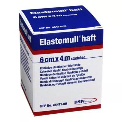 ELASTOMULL lipnus 6 cmx4 m fiksacinis tvarstis, 1 vnt