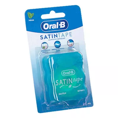 ORAL-B Dantų siūlas SATINtape 25 m, 1 vnt