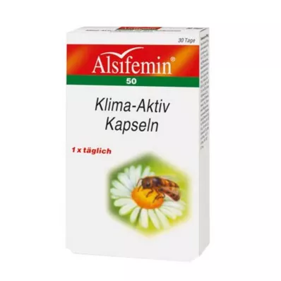 ALSIFEMIN 50 Climate-Active su soja 1x1 kapsulės, 30 kapsulių