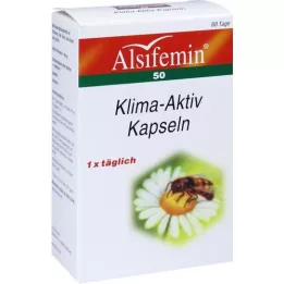 ALSIFEMIN 50 Climate-Active su soja 1x1 kapsulės, 60 kapsulių