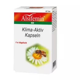 ALSIFEMIN 50 Climate-Active su soja 1x1 kapsulės, 60 kapsulių