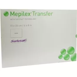 MEPILEX Perkėlimo putų tvarstis 15x20 cm sterilus, 5 vnt