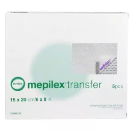 MEPILEX Perkėlimo putų tvarstis 15x20 cm sterilus, 5 vnt