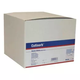 CUTISORB Absorbuojantys įklotai nesterilūs 10x10 cm, 100 vnt
