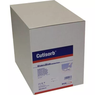 CUTISORB Absorbuojantys įklotai nesterilūs 10x20 cm, 100 vnt