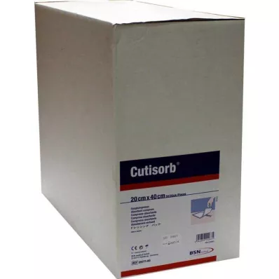 CUTISORB Absorbuojantys įklotai nesterilūs 20x40 cm, 50 vnt CUTISORB Absorbuojantys įklotai nesterilūs 20x40 cm, 50 vnt