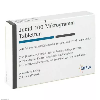 JODID 100 tablečių, 100 vnt JODID 100 tablečių, 100 vnt