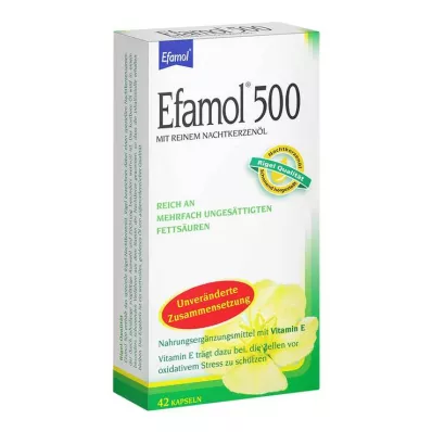 EFAMOL 500 kapsulių, 42 vnt