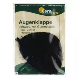 AUGENKLAPPE su gumine juosta, juodos spalvos, 1 vnt